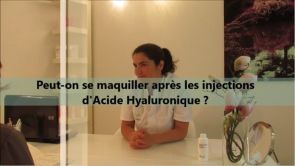 Peut-on se maquiller après une injection d'acide hyaluronique ?